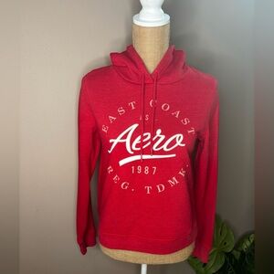 Aeropostal Aero Women’s Circle Pullover Hoodie Size S Aero logo